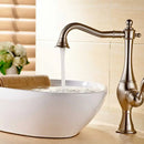 GobekUsa Golden Basin Faucet Single Handle Brass Mixer Tap for Bathroom and Kitchen
