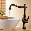 GobekUsa Golden Basin Faucet Single Handle Brass Mixer Tap for Bathroom and Kitchen
