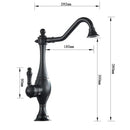 GobekUsa Golden Basin Faucet Single Handle Brass Mixer Tap for Bathroom and Kitchen