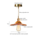 GobekUsa Green Brass Glass LED Pendant Light for Kitchen Cafe Bar Loft Decoration