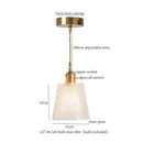 GobekUsa Green Brass Glass LED Pendant Light for Kitchen Cafe Bar Loft Decoration