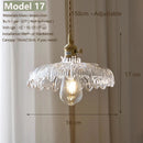 Vintage Green Glass Pendant Light With Brass Details