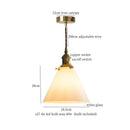 GobekUsa Green Lotus LED Pendant Light Glass Hanging Lamp