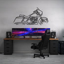 Harley Davidson Street Glide Metal Motorcycle Wall Art - MT1094