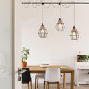 Vintage Industrial Hemp Rope Plug-In Pendant Light