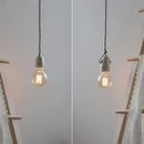 Vintage industrial matte white ceramic led pendant lamp kitchen light by Decorbites