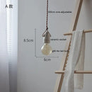 Vintage industrial matte white ceramic led pendant lamp kitchen light by Decorbites