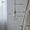 Vintage industrial matte white ceramic led pendant lamp kitchen light by Decorbites