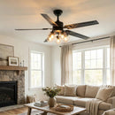 Vintage Industrial Style Ceiling Fan Light