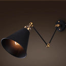Vintage-Inspired Folding Wall Mounted Light Fixture Design