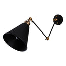 Vintage-Inspired Folding Wall Mounted Light Fixture Design