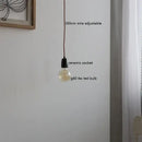 Vintage japanese ceramic led pendant light kitchen black & white by Decorbites