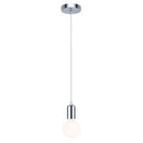 Vintage led wood ceiling pendant light dining room glass globe by Decorbites