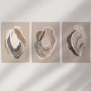 Vintage Oyster Shell Sketch. Minimalist Coastal Wall Art Set by Wall Art Set