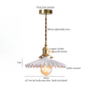 GobekUsa Cyan Ceramic LED Pendant Light for Loft Cafe Bar Decor