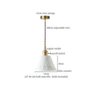GobekUsa Cyan Ceramic LED Pendant Light for Loft Cafe Bar Decor