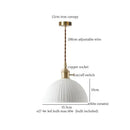 GobekUsa Ceramic LED Hanging Lamp for Home Decor and Lighting