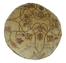 Vintage Persian Pouf, Footstool, Chair or Footrest made from fine woolen hand knotted Area Rug | TRD132 by The Rug Decor