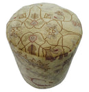 Vintage Persian Pouf, Footstool, Chair or Footrest made from fine woolen hand knotted Area Rug | TRD132 by The Rug Decor