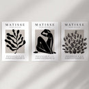 Matisse Posters Set of 3. Minimalist Botanical, Figure Prints by Wall Art Set