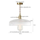 GobekUsa Clear Glass LED Copper Pendant Lighting for Minimalist Decor