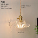 GobekUsa Glass Copper Pendant Light: Modern Nordic Style Hanging Lamp for Kitchen, Dining, and Living Room