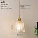 GobekUsa Glass Copper Pendant Light: Modern Nordic Style Hanging Lamp for Kitchen, Dining, and Living Room