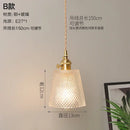 GobekUsa Glass Copper Pendant Light: Modern Nordic Style Hanging Lamp for Kitchen, Dining, and Living Room