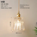 GobekUsa Glass Copper Pendant Light: Modern Nordic Style Hanging Lamp for Kitchen, Dining, and Living Room