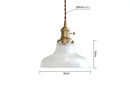 GobekUsa Glass Copper Pendant Light: Modern Nordic Style Hanging Lamp for Kitchen, Dining, and Living Room