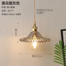 GobekUsa Glass Copper Pendant Light: Modern Nordic Style Hanging Lamp for Kitchen, Dining, and Living Room
