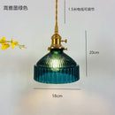 GobekUsa Glass Hanging Lamp with Switch: Modern Nordic Copper Pendant Light Fixtures