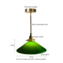 GobekUsa Cream Glass Copper LED Pendant Lamp for Kitchen Bedroom Living Room