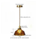 GobekUsa Cream Glass LED Pendant Lamp - Nordic Minimalist Brass Hanging Light