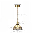 GobekUsa Cream Glass LED Pendant Lamp - Nordic Minimalist Brass Hanging Light