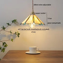 GobekUsa Glass Copper LED Hanging Light: Nordic Pendant Lamp, Living Room Bedroom Coffee Knob Switch