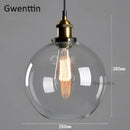 GobekUsa Industrial Glass Pendant Light for Modern Home Decor