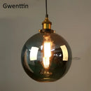 GobekUsa Industrial Glass Pendant Light for Modern Home Decor