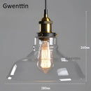 GobekUsa Industrial Glass Pendant Light for Modern Home Decor