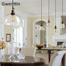 GobekUsa Industrial Glass Pendant Light for Modern Home Decor