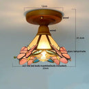 GobekUsa Glass Copper LED Ceiling Lamp Modern Style for Home Decor and Restaurant