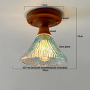 GobekUsa Glass Copper LED Ceiling Lamp Modern Style for Home Decor and Restaurant