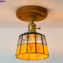 GobekUsa Glass Copper LED Ceiling Lamp Modern Style for Home Decor and Restaurant