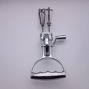 Vintage stainless steel dual hand crank egg beater kitchen whisk by Decorbites