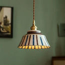GobekUsa Coloured Glaze Pendant Light LED Hanging Lamp for Home Dining Living Room