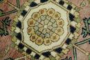 Vintage Style Olive, Rust and Ivory Fine Hand Knotted 8x10 wool area rug by The Rug Decor