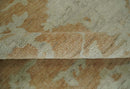 Vintage Style Rust and Beige Hand knotted Traditional Oushak 8x10 and 9x12 wool Area Rug