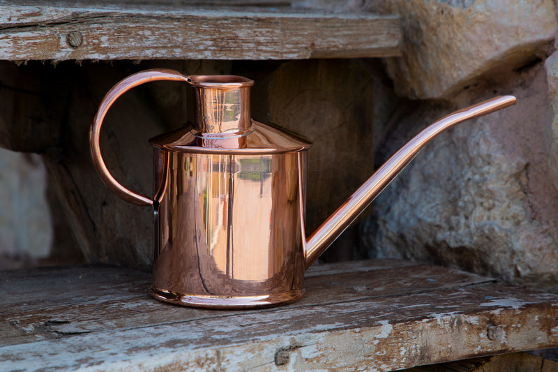 Vintage Tall Copper Watering Can