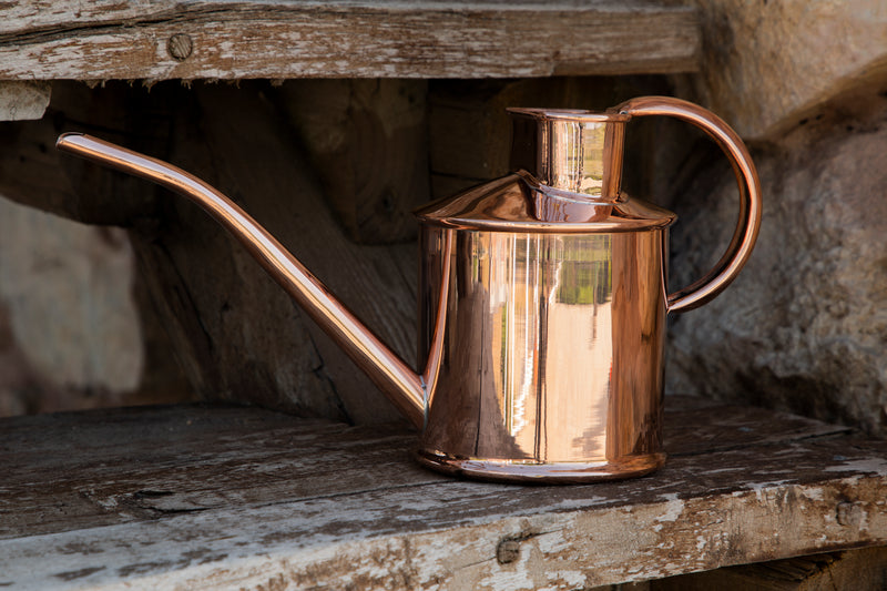 Vintage Tall Copper Watering Can