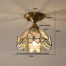 GobekUsa Glass LED Ceiling Lamp Modern Copper Socket Ceiling Lights